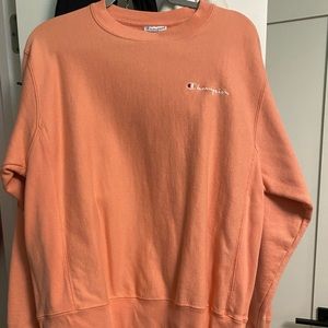 Champion reverse weave sweatshirt orange/pink